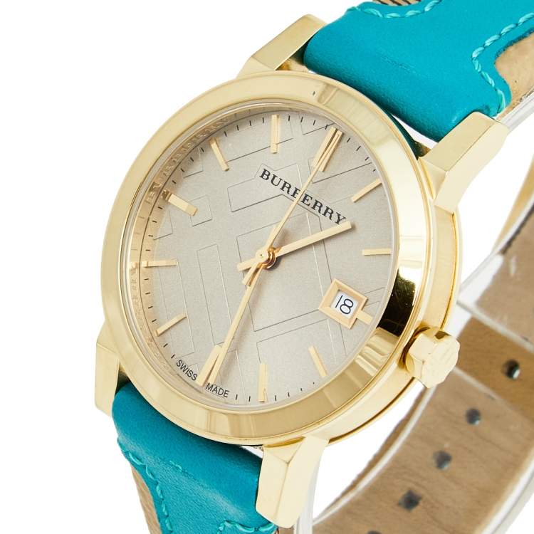 Burberry Women's Leather Casual Women Analog Women's Watch BU9018 - Dawson Watches #2