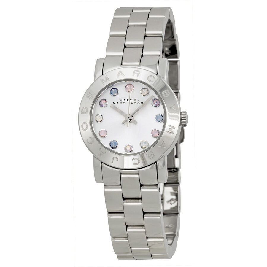 Marc by Marc Jacobs Amy Dexter White Dial Stainless Steel Ladies Watch MBM3217 - BigDaddy Watches