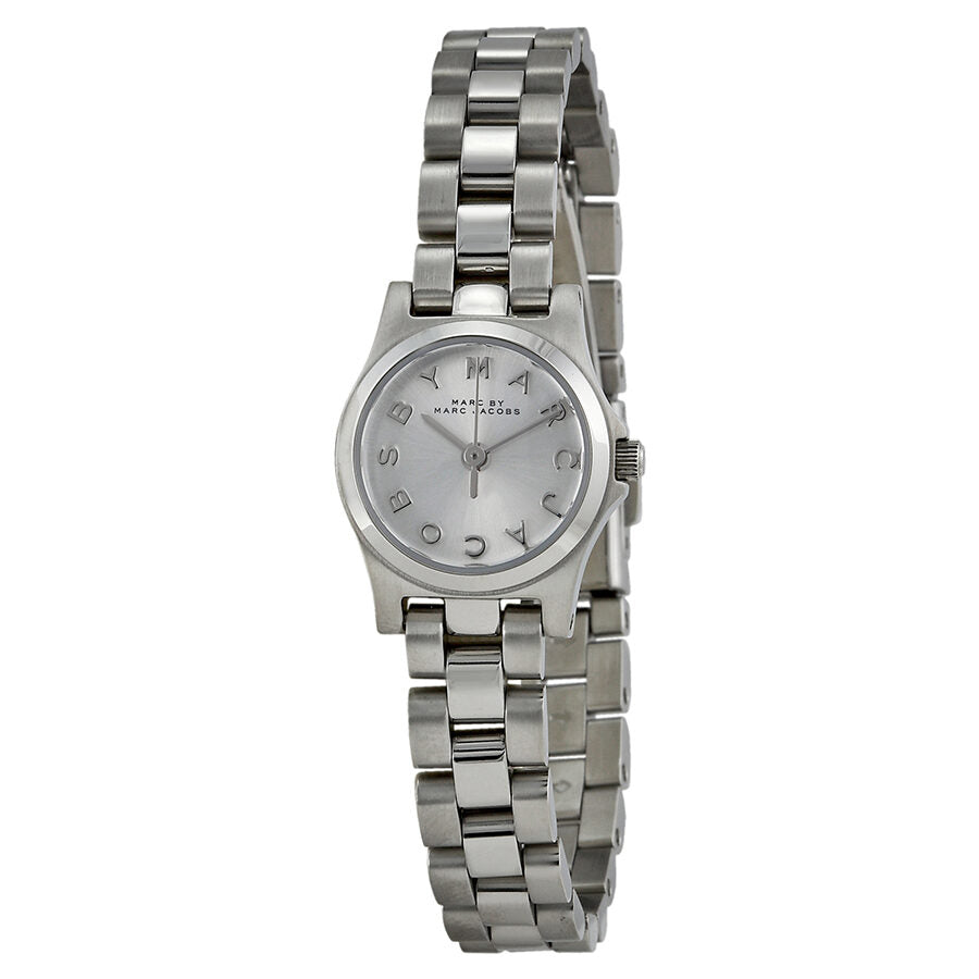 Marc by Marc Jacobs Henry Dinky Silver Dial Stainless Steel Ladies Watch MBM3198 - BigDaddy Watches