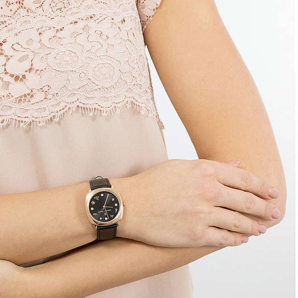 Marc Jacobs Womens 'Mandy' Quartz Stainless Steel and Leather Watch MJ1565 - Dawson Watches #4