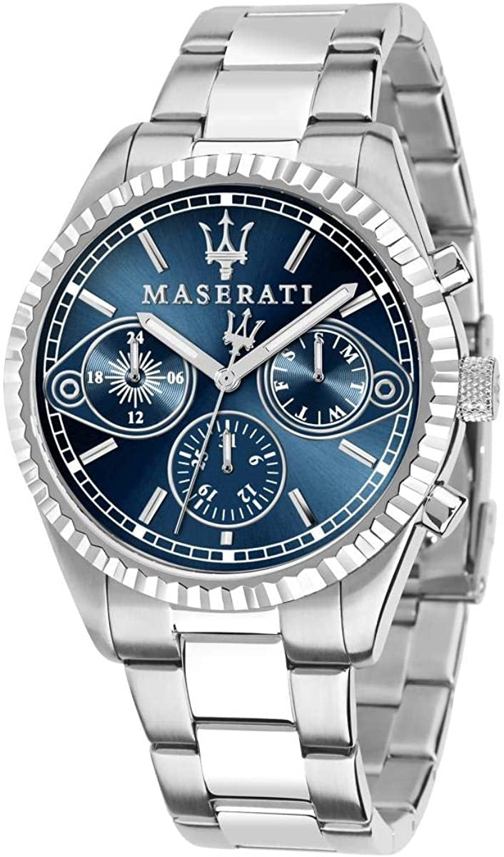 Maserati Competizione Blue Dial Watch R8853100013