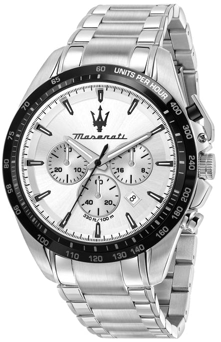 Maserati Traguardo Silver Chronograph Watch R8873612049