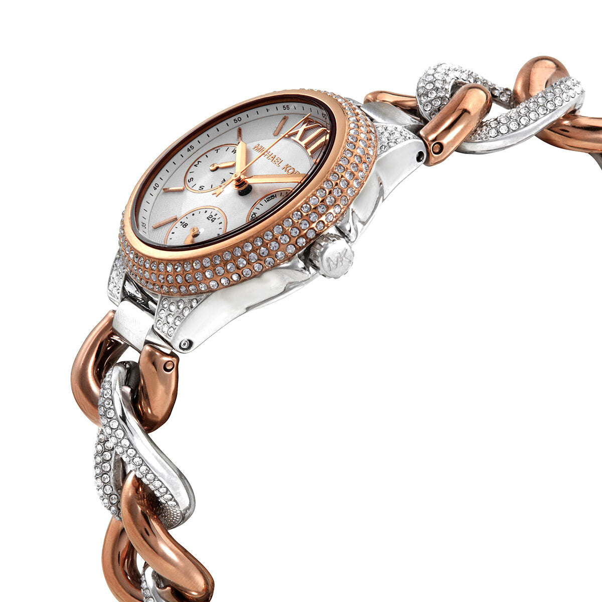 Michael Kors Camille Quartz Crystal Silver Dial Ladies Watch #MK6843 - Dawson Watches #2