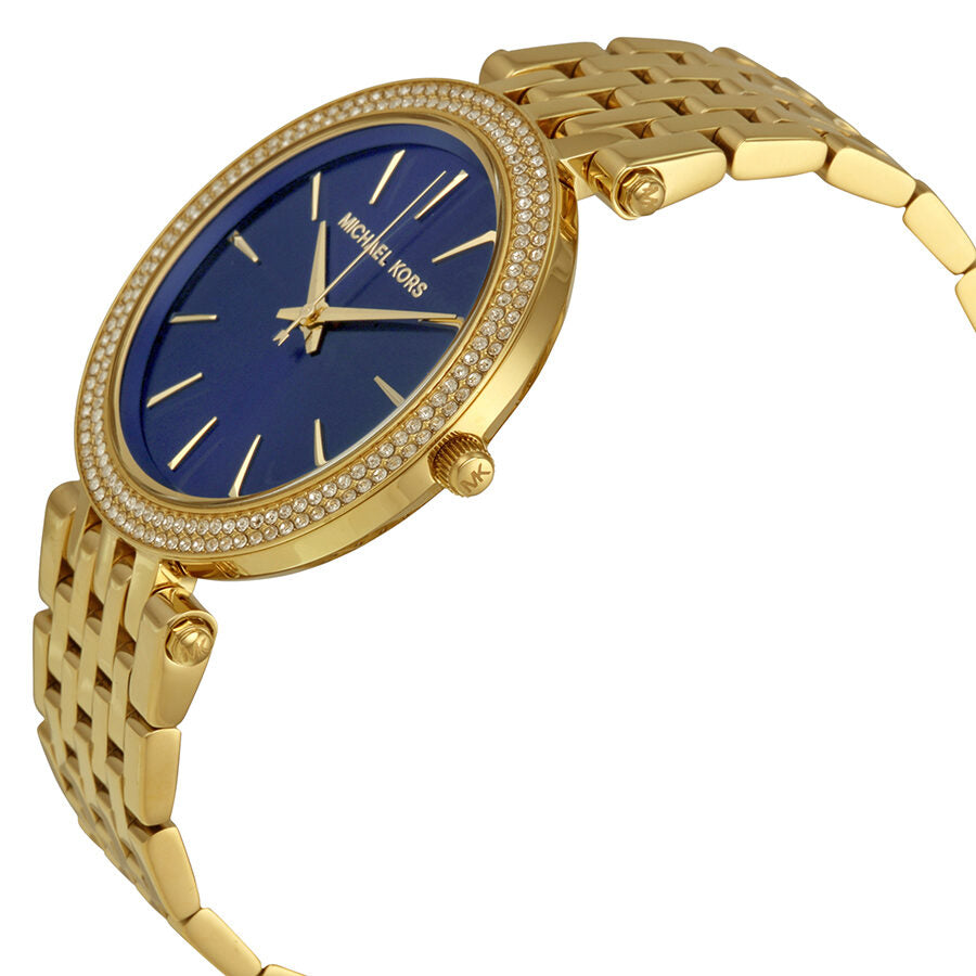 Michael Kors Darci Blue Dial Gold-tone Ladies Watch MK3406 - BigDaddy Watches #2