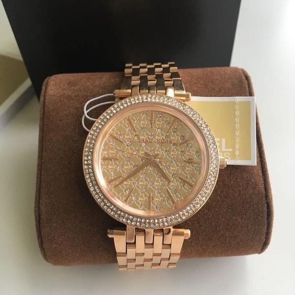 Michael Kors Darci Rose Gold Ladies Watch MK3399