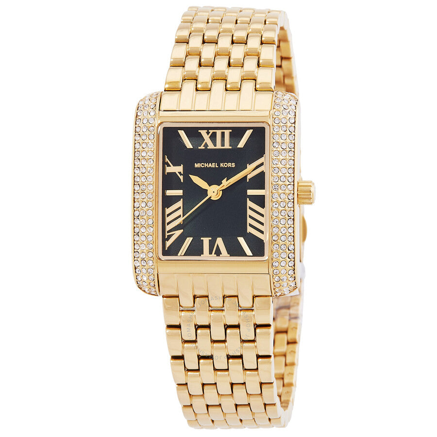 Michael Kors Emery Quartz Crystal Green Dial Ladies Watch MK4742 - Dawson Watches
