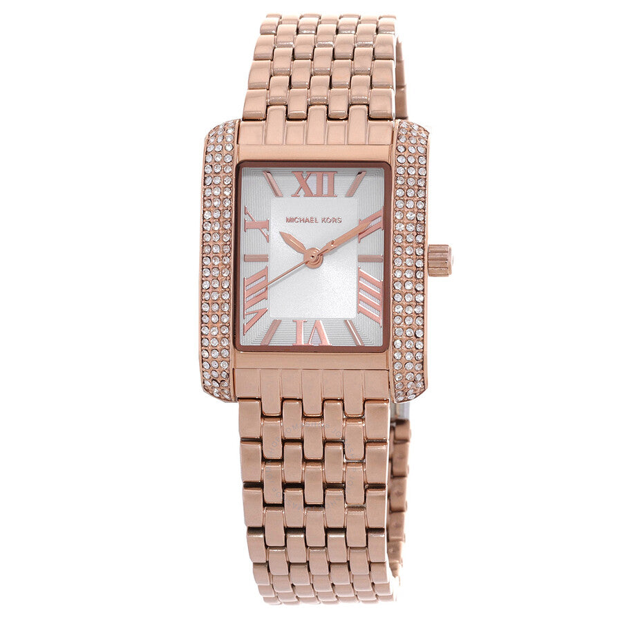 Michael Kors Emery Quartz Crystal White Dial Ladies Watch MK4743 - Dawson Watches