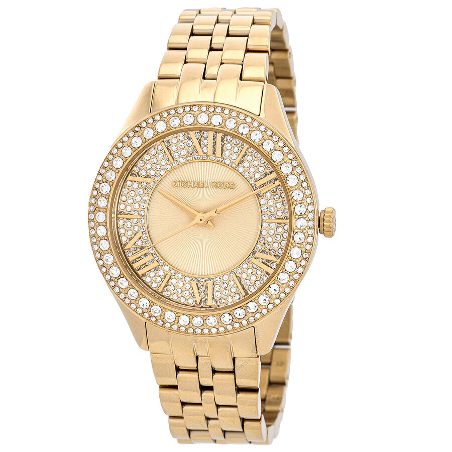 Michael Kors Harlowe Pave Quartz Crystal Ladies Watch MK4709 - Dawson Watches