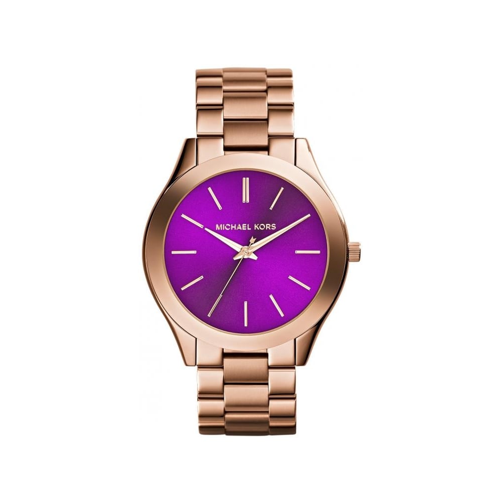 Michael Kors Slim Runway Rose Gold Ladies Watch MK3293