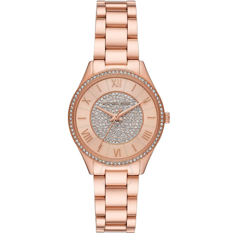 Michael Kors Lauryn Quartz Rose Gold Dial Ladies Watch MK4736 - Dawson Watches