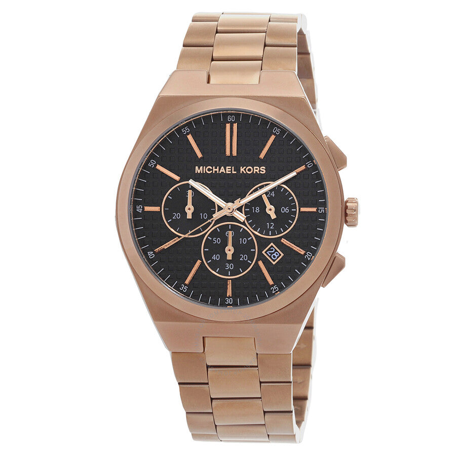 Michael Kors Lennox Chronograph Quartz Black Dial Men's Watch MK9119 - Dawson Watches