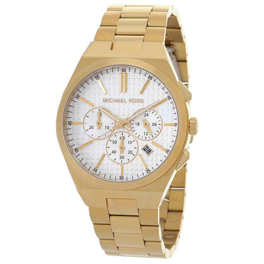 Michael Kors Lennox Chronograph Quartz White Dial Men's Watch MK9120 - Dawson Watches