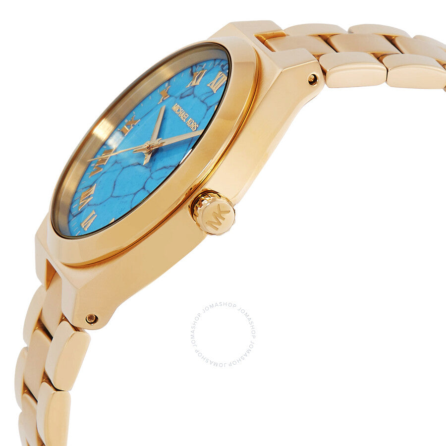 Michael Kors Lennox Quartz Blue Dial Ladies Watch MK7460 - Dawson Watches #2