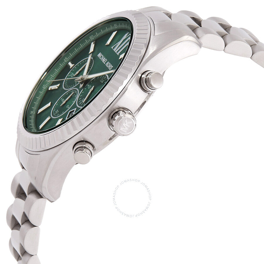 Michael Kors Lexington Chronograph Quartz Green Dial Men's Watch - MK9152