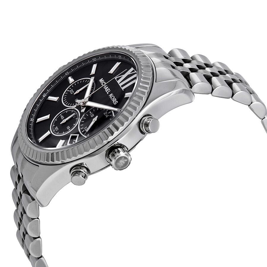 Michael Kors Lexington Chronograph Black Dial Men's Watch MK8602