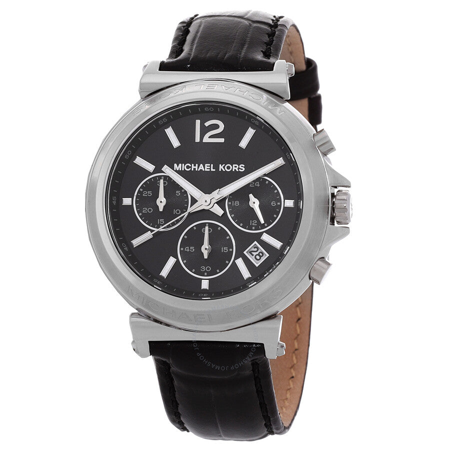 Michael Kors Maren Chronograph Quartz Black Dial Ladies Watch MK7499 - Dawson Watches