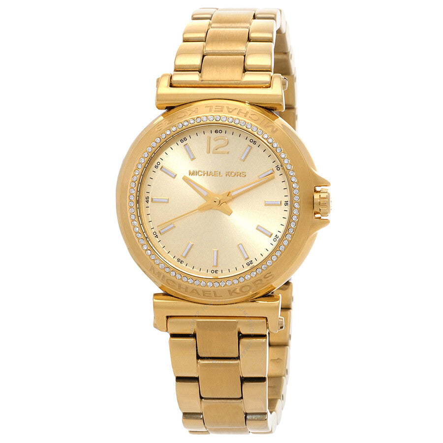 Michael Kors Maren Quartz Gold Dial Ladies Watch MK7516 - Dawson Watches