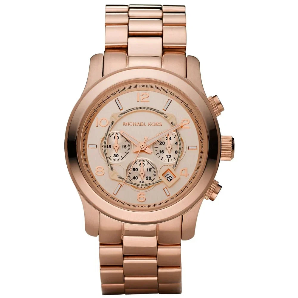 Michael Kors Runway Chronograph Rose Gold Men's Watch MK8096