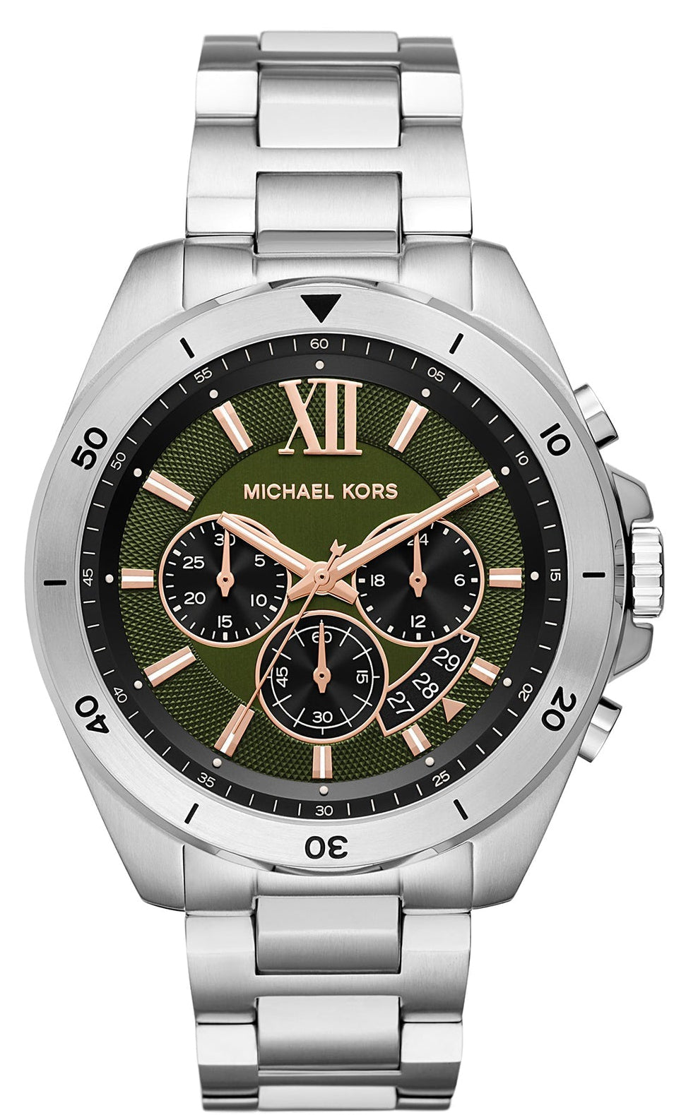 Michael Kors Oversized Brecken Silver-Tone Men's Watch - MK8984