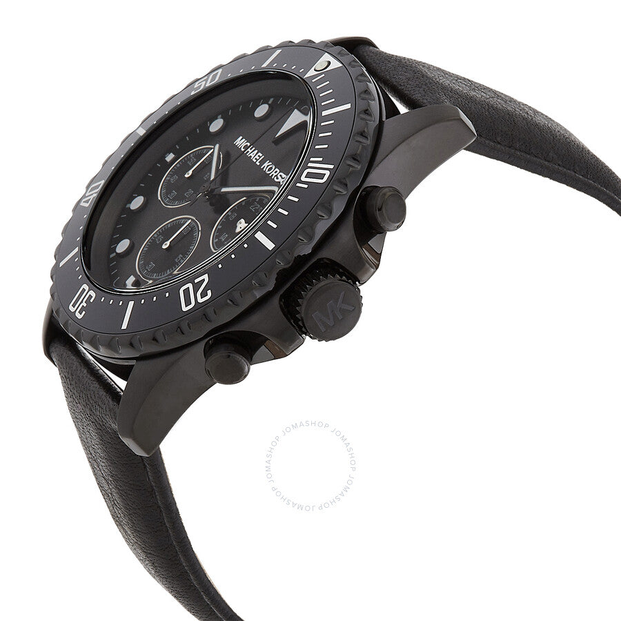 Michael Kors Oversized Everest Chronograph Quartz Black Dial Men's Watch MK9053 - Dawson Watches #2