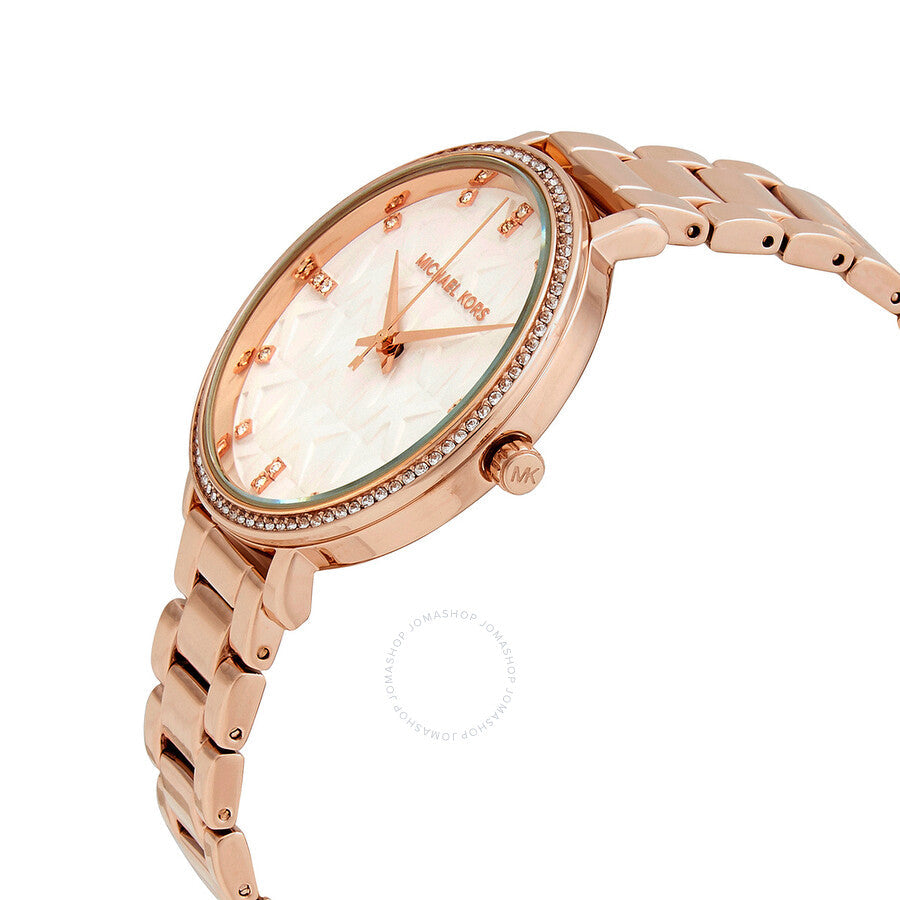 Michael Kors Pyper Quartz Crystal White Dial Ladies Watch MK4594 - Dawson Watches #2