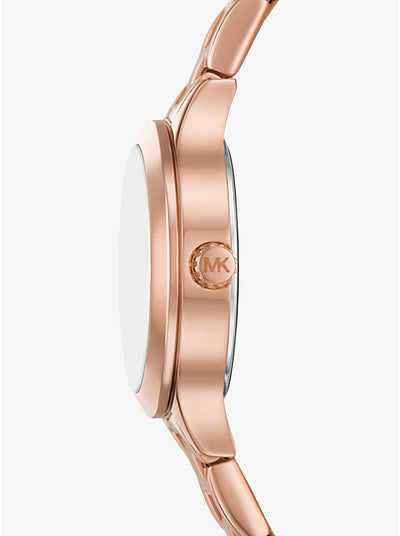 Michael Kors Mini Aspyn Pavé Rose Gold-Tone Women's Watch - MKO1087
