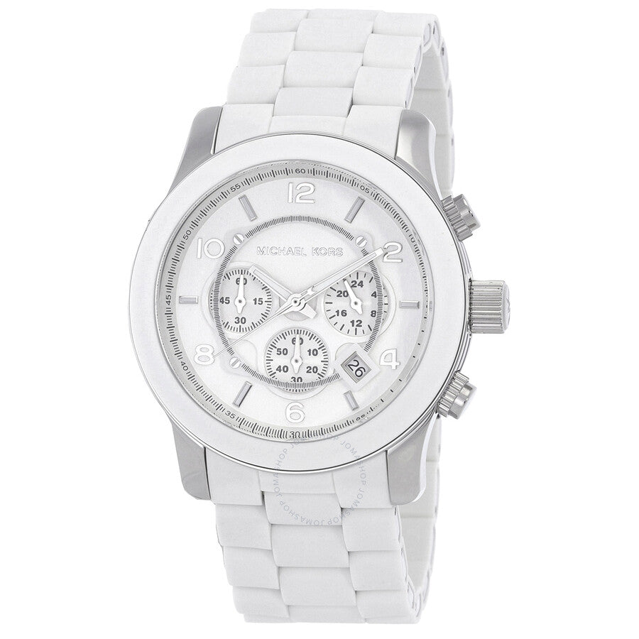 Michael Kors Runway Chronograph Automatic White Dial Men's Watch MK9076 - Dawson Watches