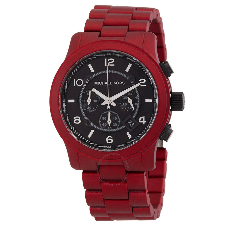 Michael Kors Runway Chronograph Quartz Black Dial Men's Watch MK9148 - Dawson Watches