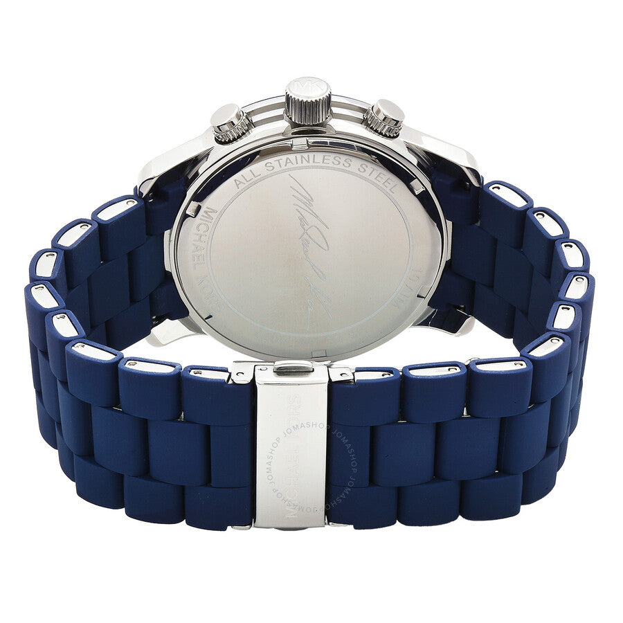 Michael Kors Runway Chronograph Quartz Blue Dial Unisex Watch MK9077 - Dawson Watches #3