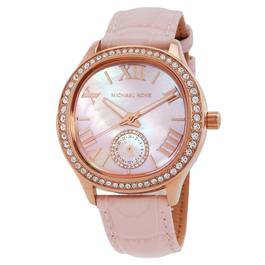 Michael Kors Sage Pave Mother of Pearl Dial Ladies Watch MK4820 - Dawson Watches