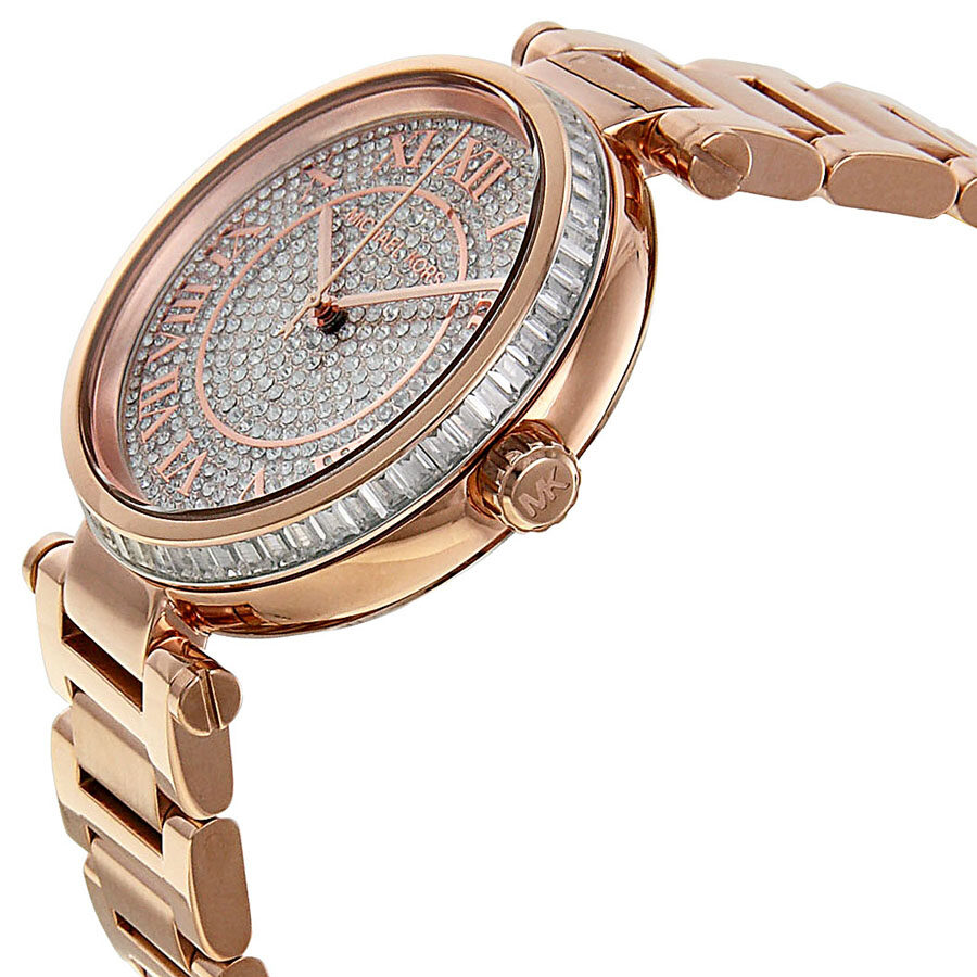 Michael Kors Skylar Crystal Pave Dial Rose gold-tone Ladies Watch MK5868 - BigDaddy Watches #2