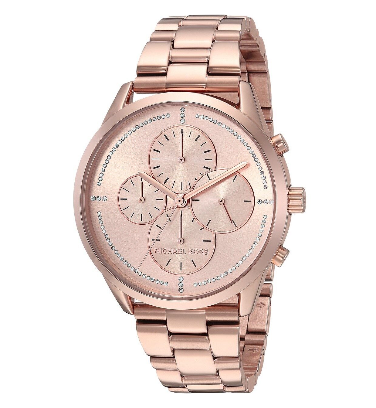 Michael Kors Slater Chronograph Crystal Ladies Watch MK6521 - BigDaddy Watches