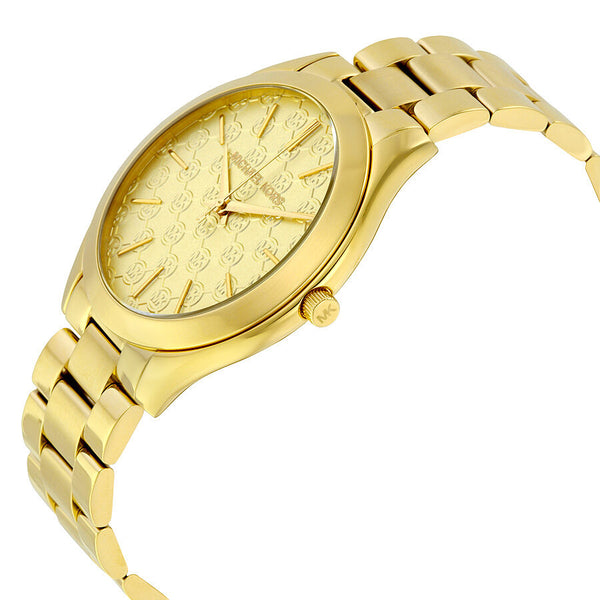 Michael Kors Slim Runway Champagne Dial Ladies Watch MK3335