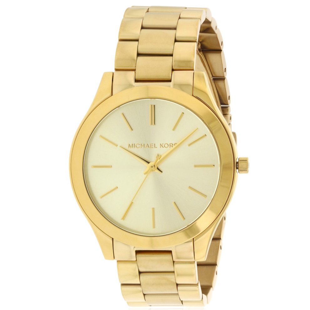 Michael Kors Slim Runway Champagne Dial Ladies Watch MK3179