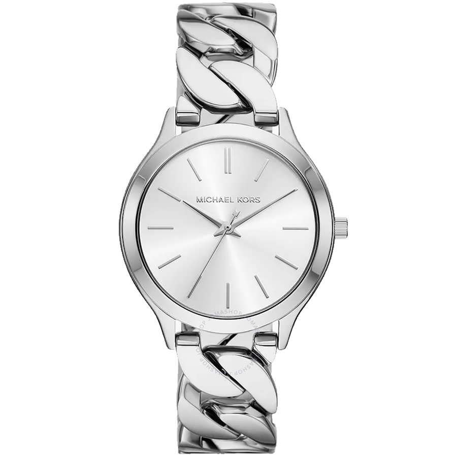 Michael Kors Slim Runway Quartz White Dial Ladies Watch MK7474 - Dawson Watches