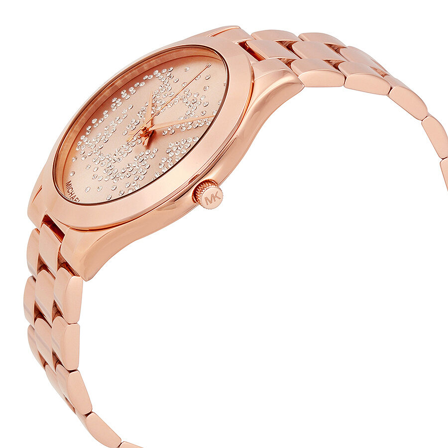 Michael Kors Slim Runway Rose Gold Tone Dial Ladies Watch MK3591 - BigDaddy Watches #2