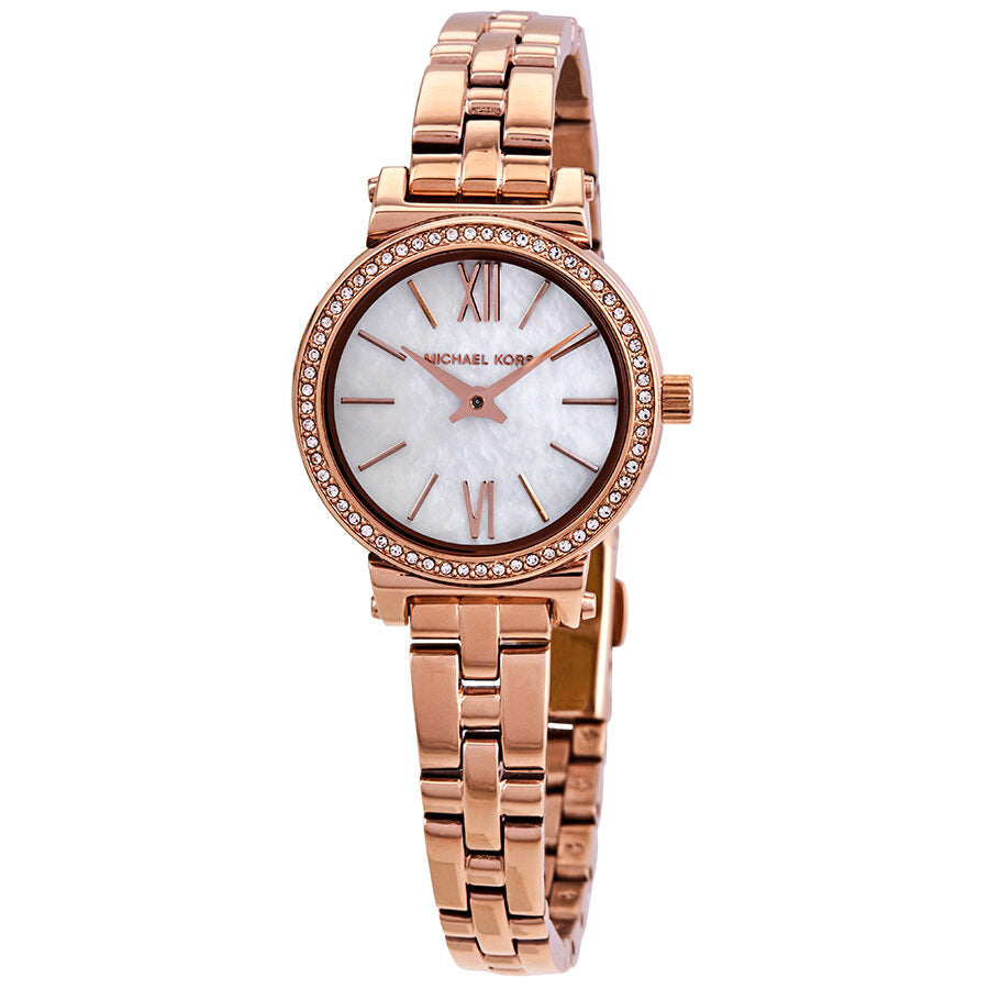 Michael Kors Sofie Petite Crystal Ladies Watch MK3834 - BigDaddy Watches