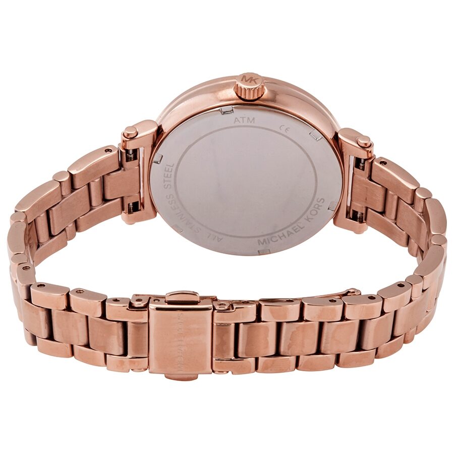 Michael Kors Sofie Quartz Crystal Rose Gold Dial Ladies Watch MK4335 - BigDaddy Watches #3