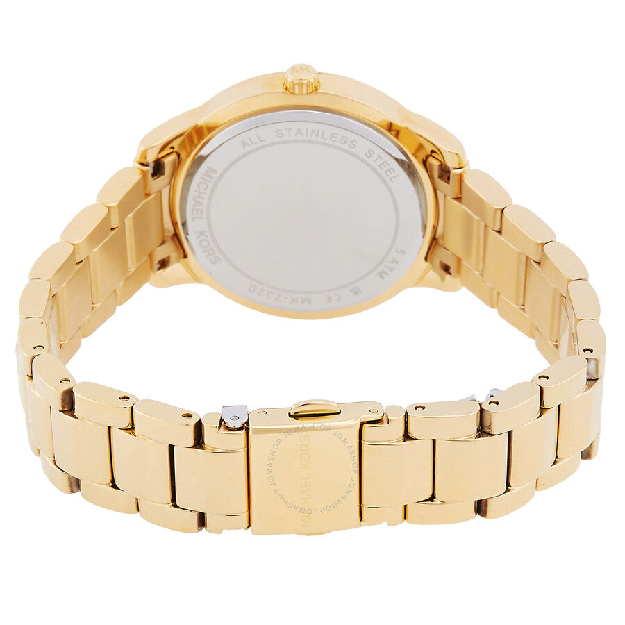 Michael Kors Tibby Quartz Crystal Gold Dial Ladies Watch and Bracelet Gift Set - Dawson Watches #3