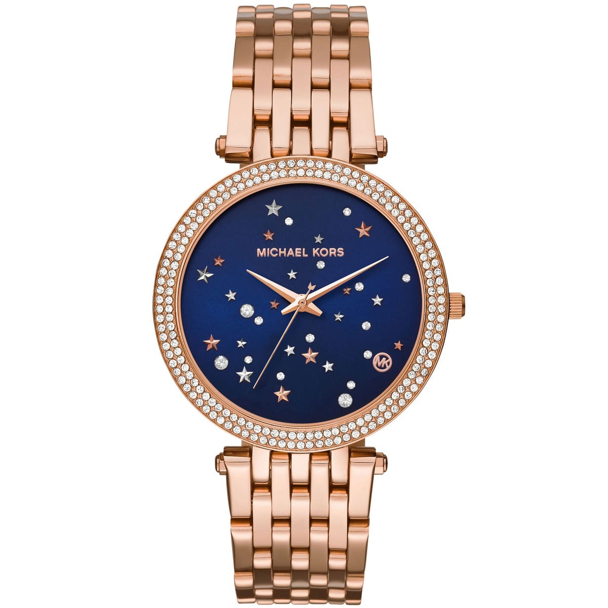 Michael Kors Rose Gold Darci Blue Dial Women's Watch  MK3728 - Dawson Watches