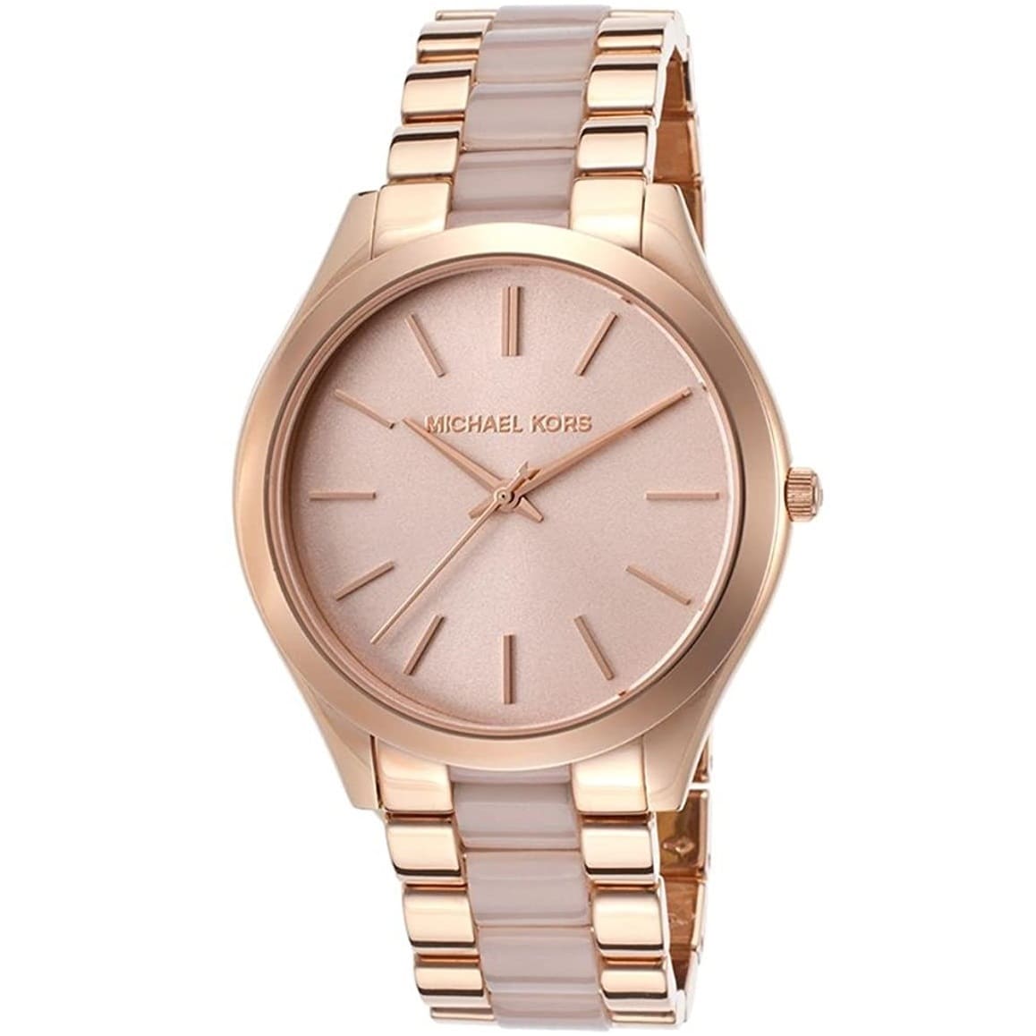 Michael Kors Slim Runway Rose Dial Gold Women's Watch MK4294