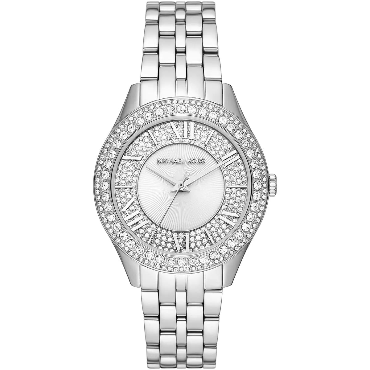 Michael Kors Harlowe Pavé Silver Women's Watch - MK4708