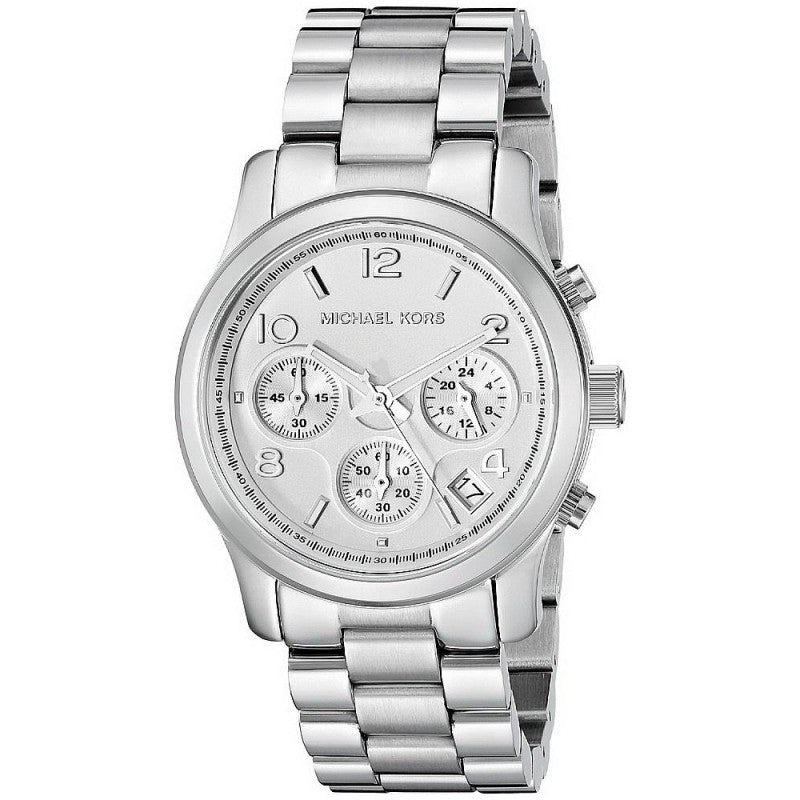 Michael Kors Runway Chronograph Silver Ladies Watch MK5076