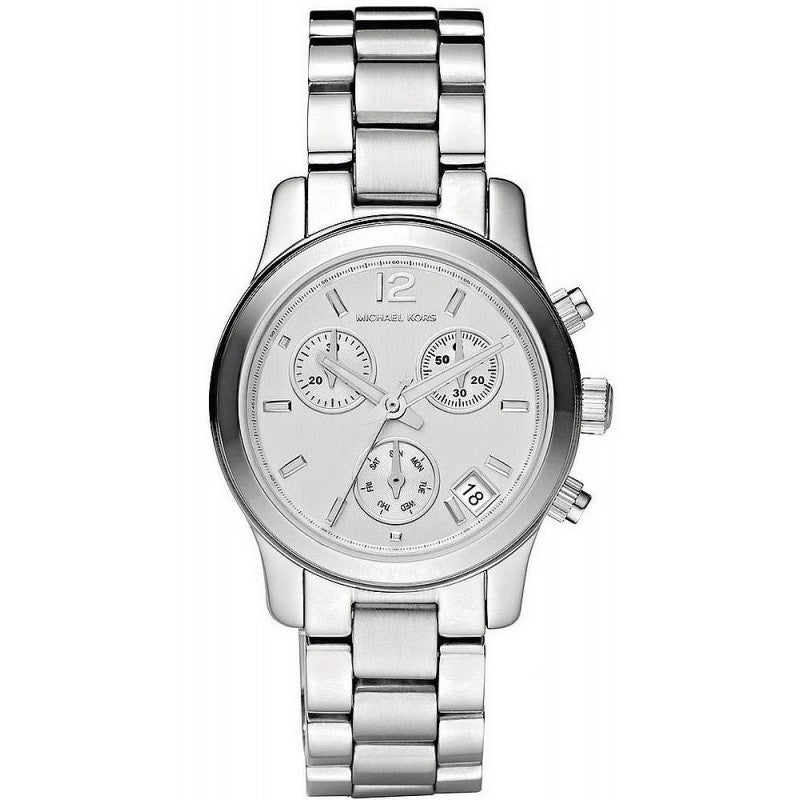 Michael Kors Runway Chronograph Silver Ladies Watch MK5428