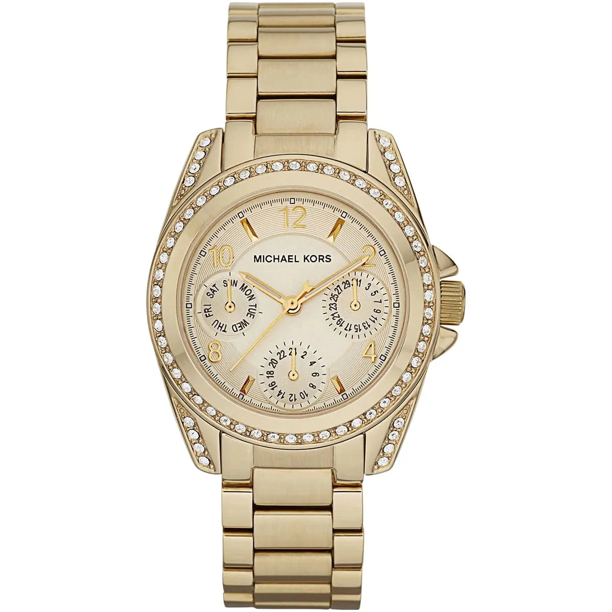 Michael Kors Blair Champagne Dial Gold-Tone Women's Watch - MK5639
