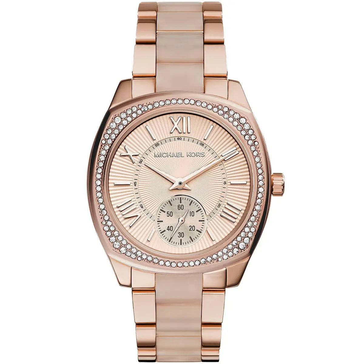 Michael Kors Bryn Rose Gold and Acetate Women's Watch - MK6135