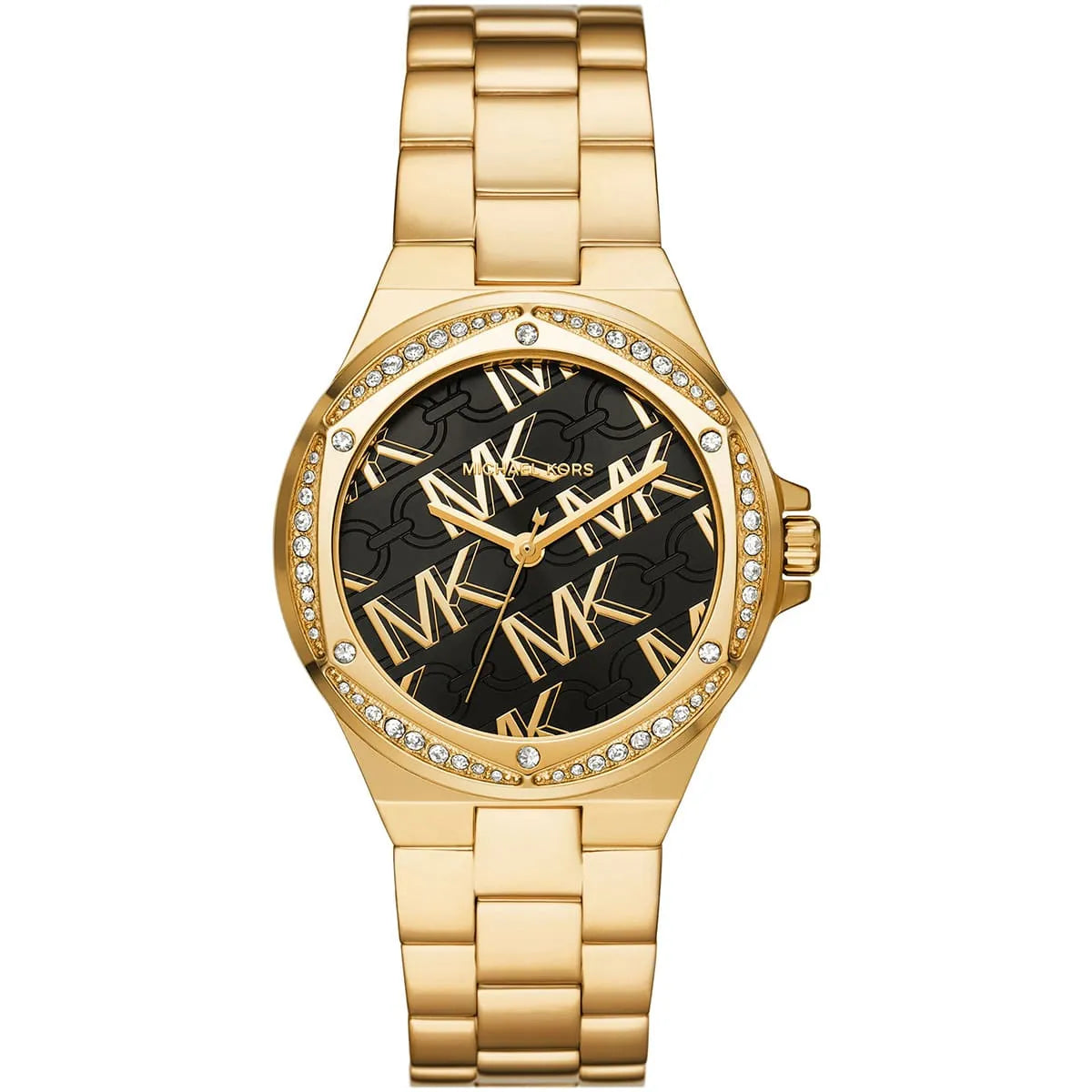 Michael Kors Lennox Pavé Gold Tone Women's Watch - MK7404
