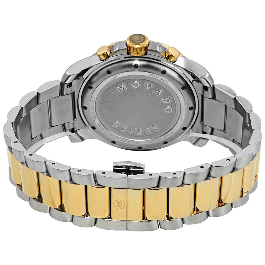 Movado 800 Chronograph Green Dial Two-tone Men's Watch #2600148 - Dawson Watches #3