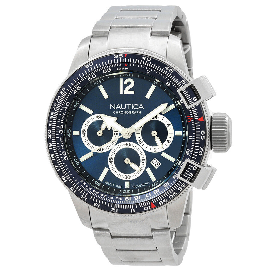 Nautica Chronograph Quartz Blue Dial Men's Watch NAPBFCF02 - Dawson Watches