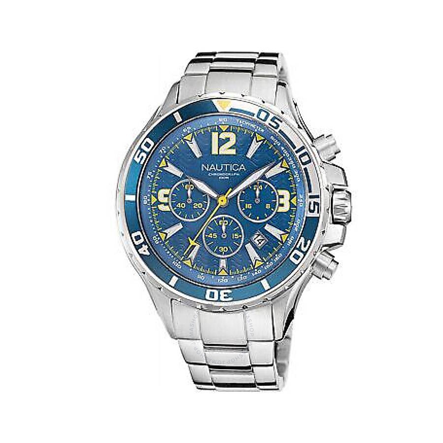 Nautica Chronograph Quartz Blue Dial Men's Watch NAPNSS219 - Dawson Watches